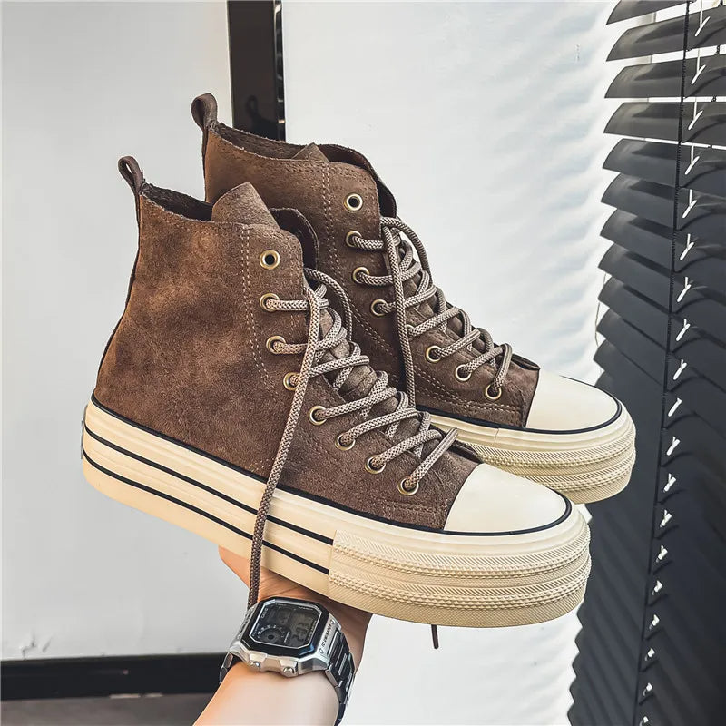 Rogue Suede Platform Sneakers