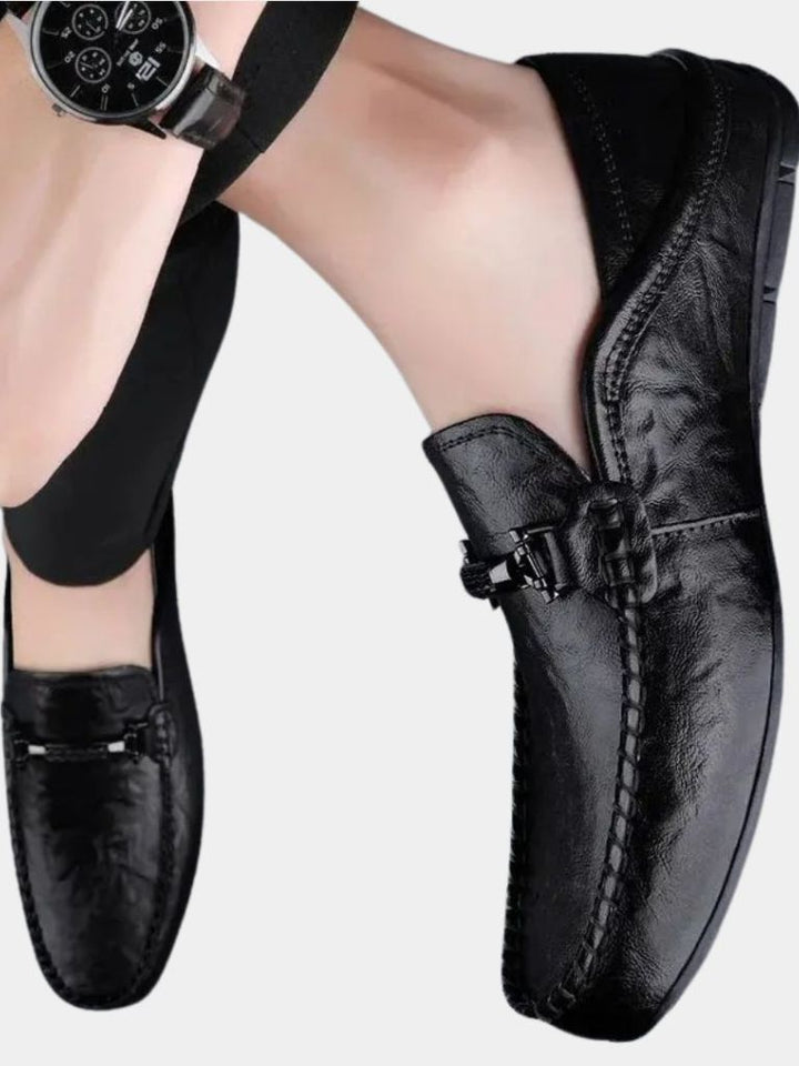 Belgravia Leather Loafers - Cross & Crown