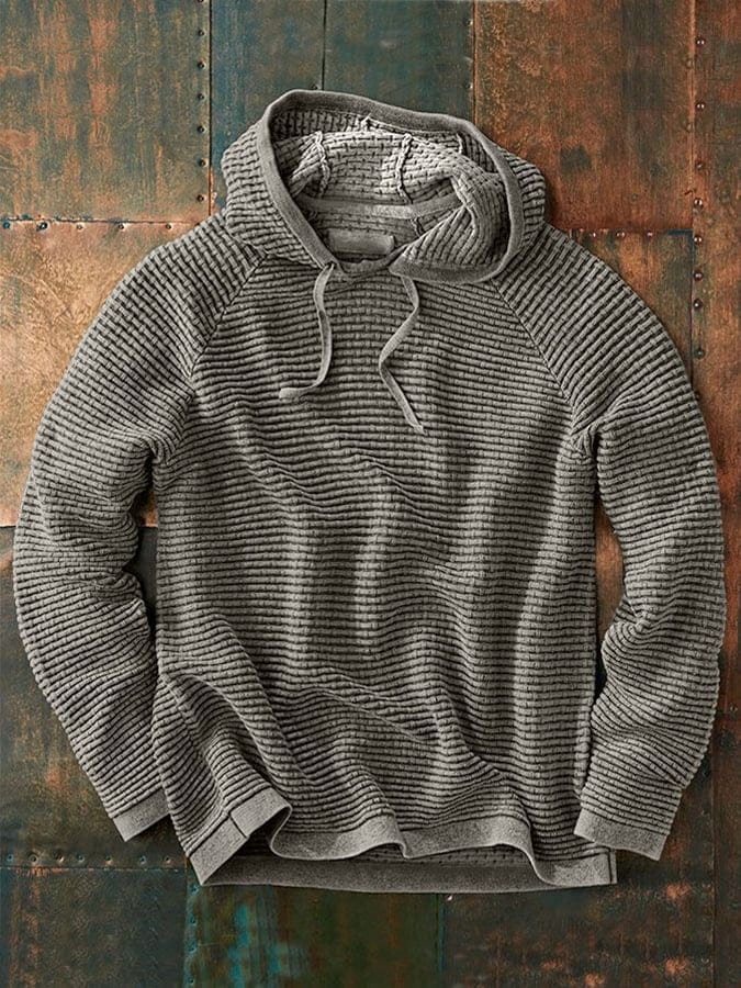 Everest Textured Knit Hoodie