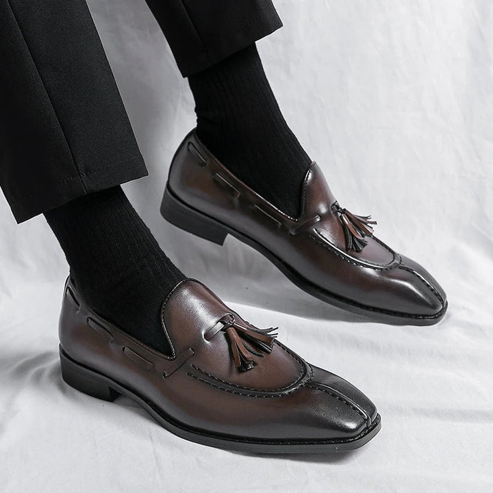 Luca Ferarro Tassel Loafers