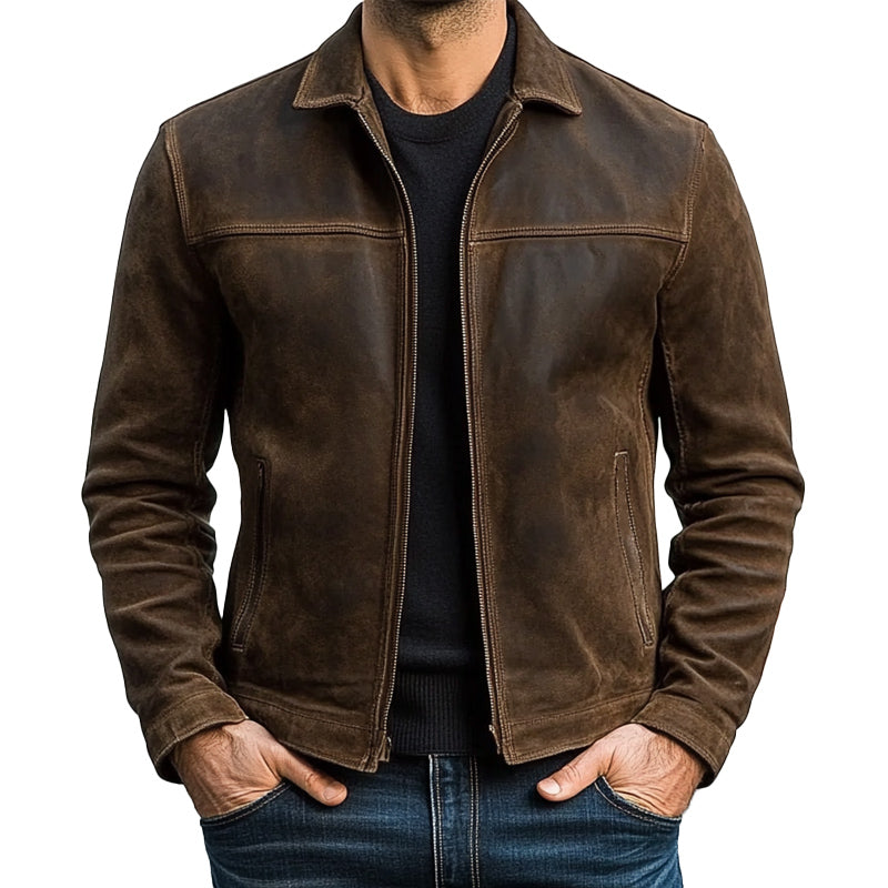 Heritage Suede Biker Jacket