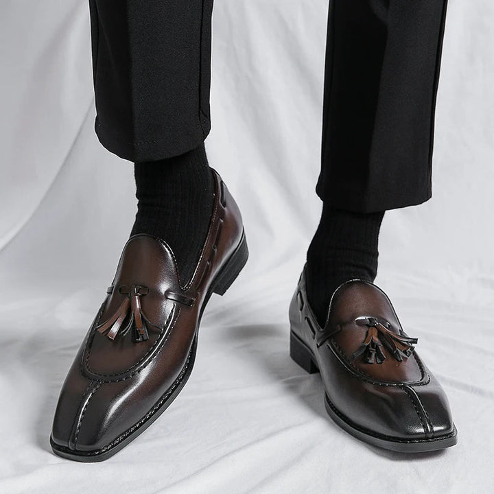 Luca Ferarro Tassel Loafers