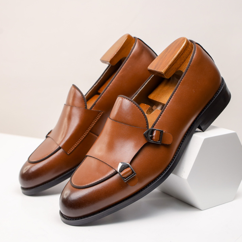 Modern Buckle Loafers