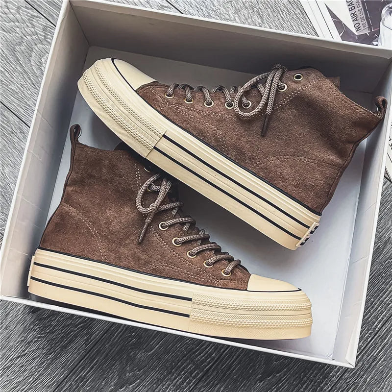 Rogue Suede Platform Sneakers