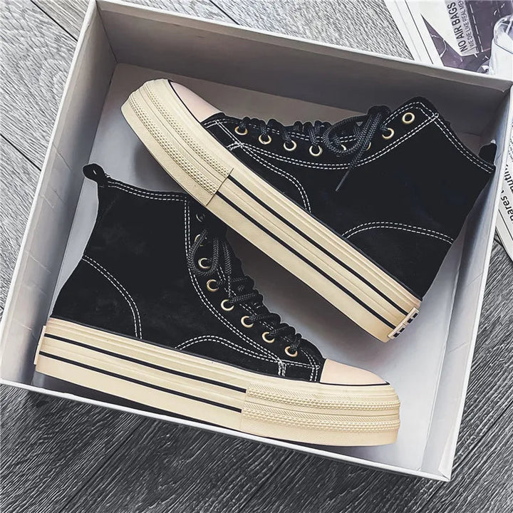 Rogue Suede Platform Sneakers