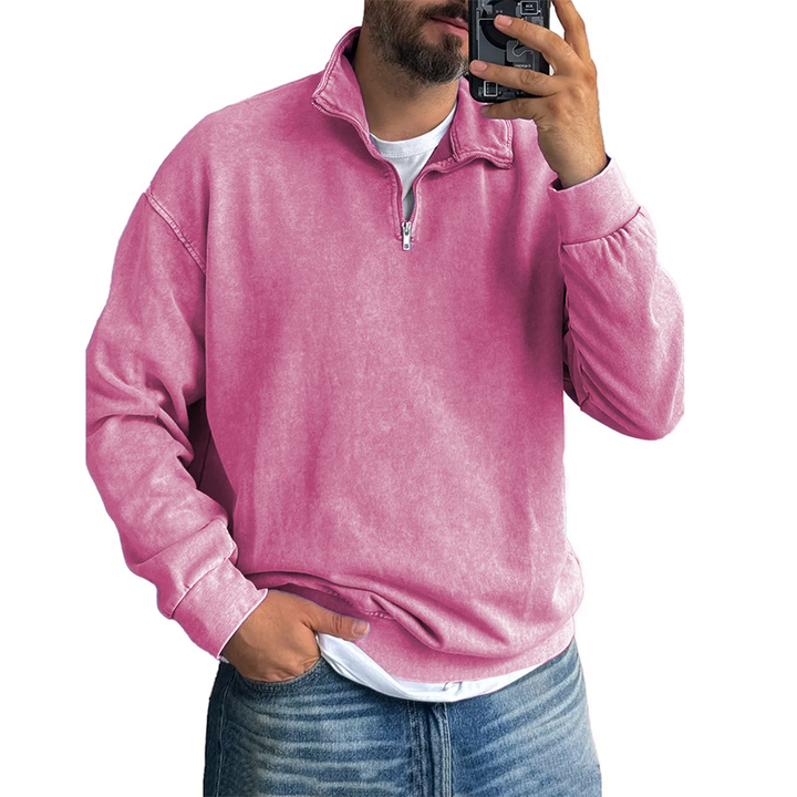 Harrison Washed Half-Zip Pullover