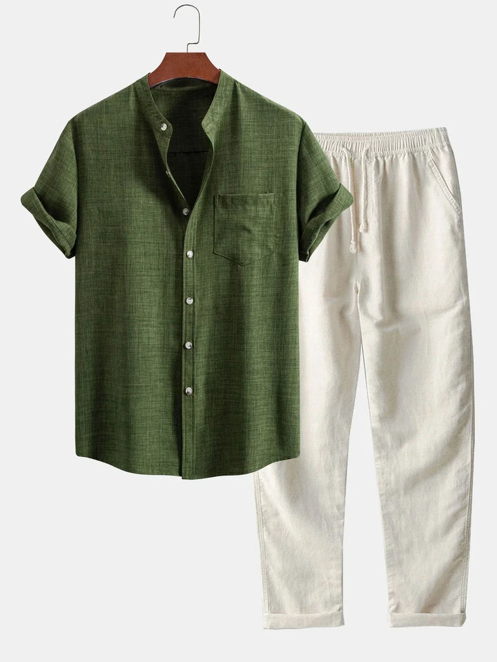 Venice | Button-Up Shirt & Pants Set