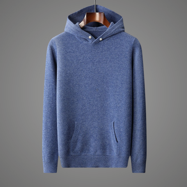 Harrison Button-Detail Hoodie