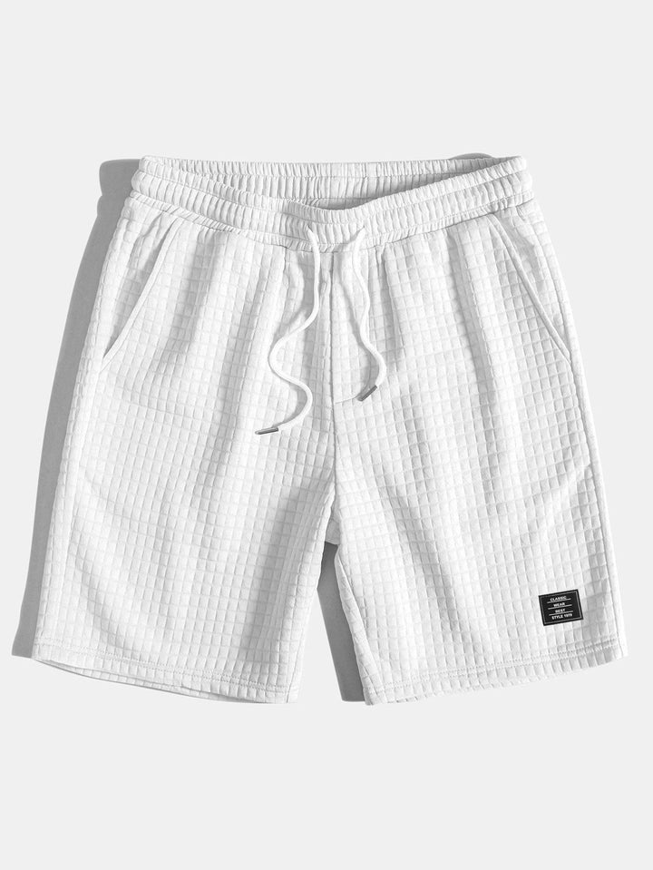 Kangaroo Pocket Waffle Hoodie T-Shirt & Shorts