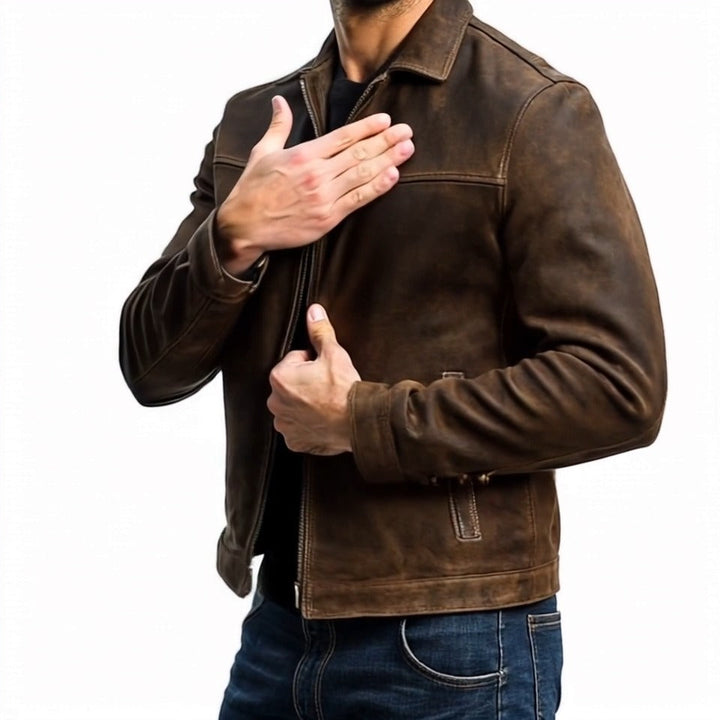 Heritage Suede Biker Jacket