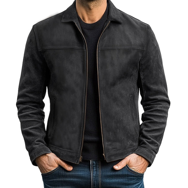 Heritage Suede Biker Jacket