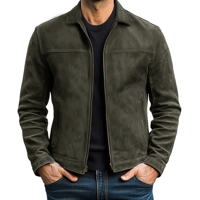 Heritage Suede Biker Jacket