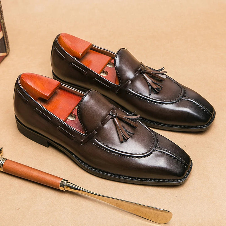 Luca Ferarro Tassel Loafers