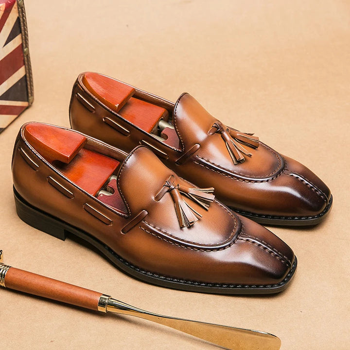 Luca Ferarro Tassel Loafers