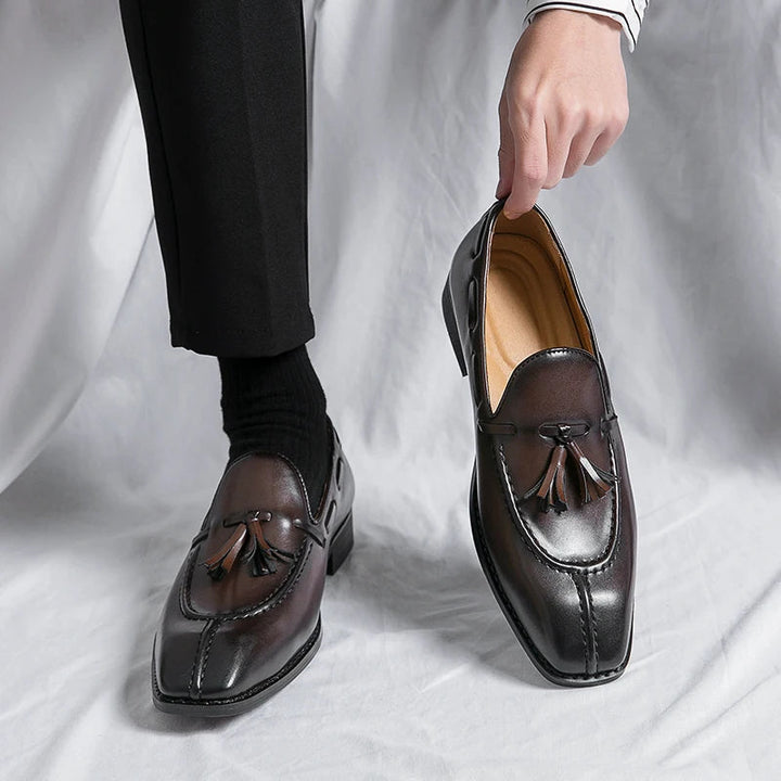 Luca Ferarro Tassel Loafers