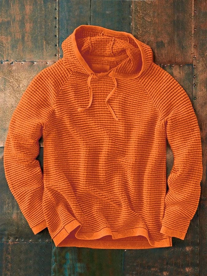 Everest Textured Knit Hoodie