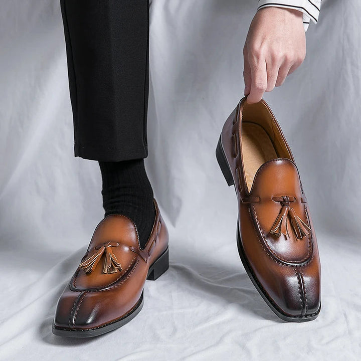 Luca Ferarro Tassel Loafers