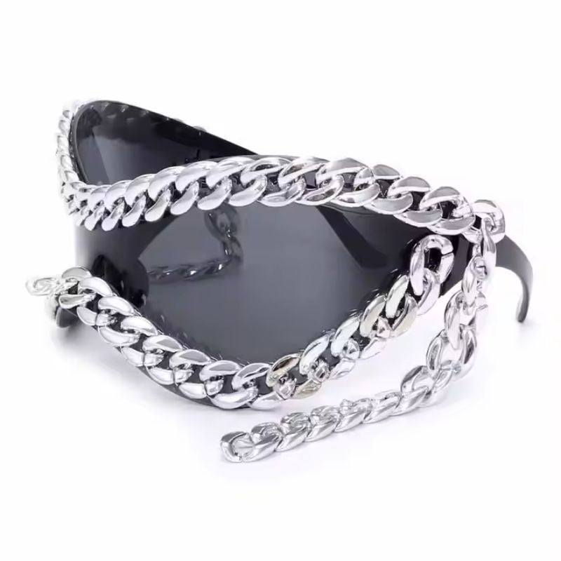 Prism Chain Shield Sunglasses