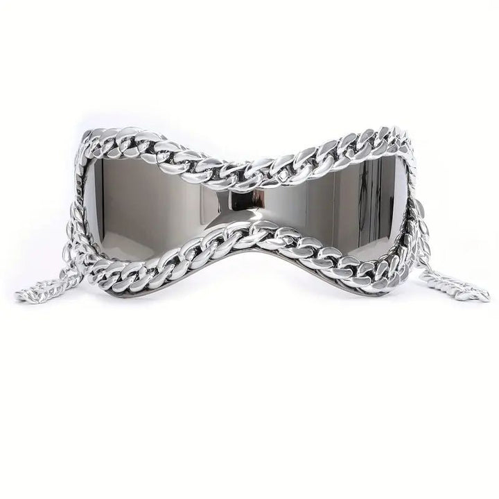 Prism Chain Shield Sunglasses