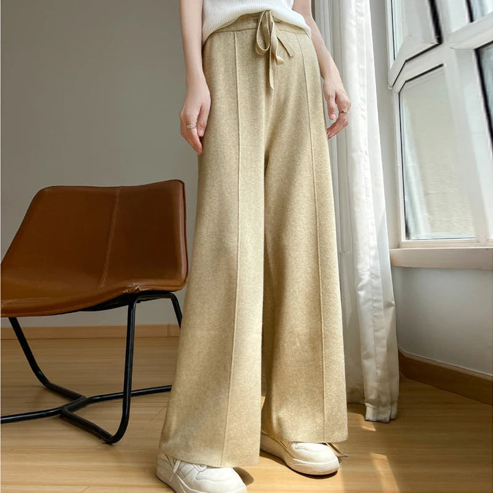 Emilia Wide-Leg Knit Pants