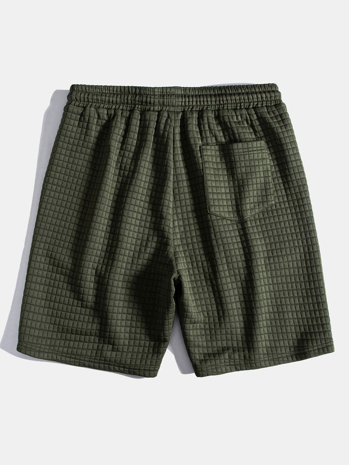 Kangaroo Pocket Waffle Hoodie T-Shirt & Shorts