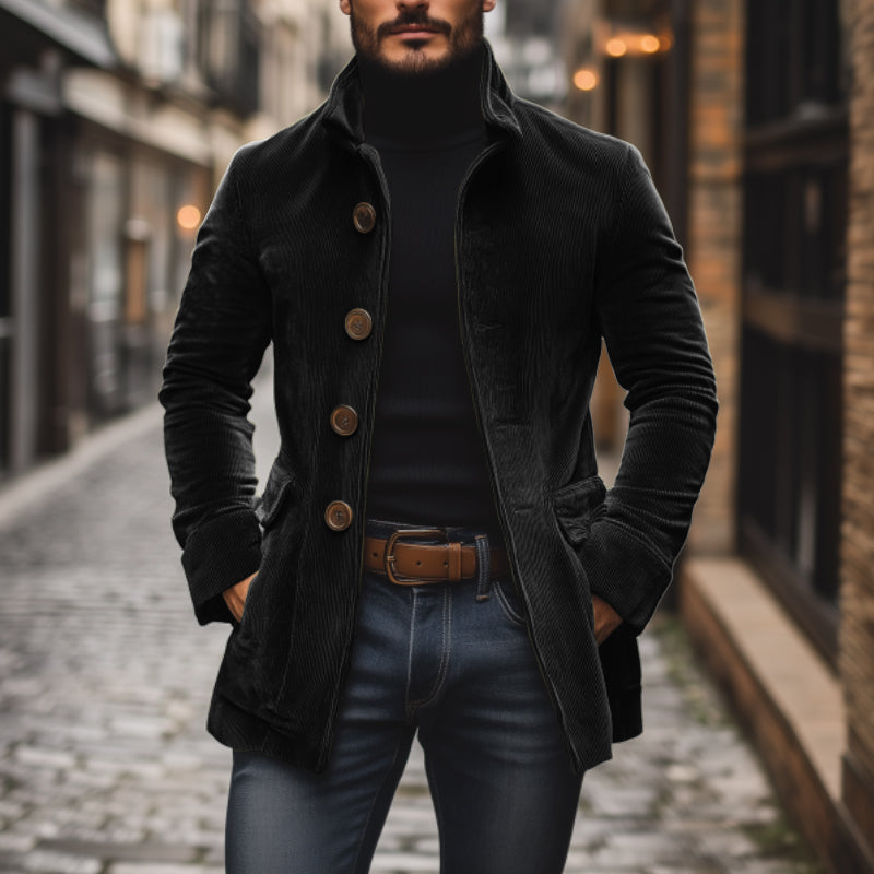 Marlowe Corduroy Peacoat