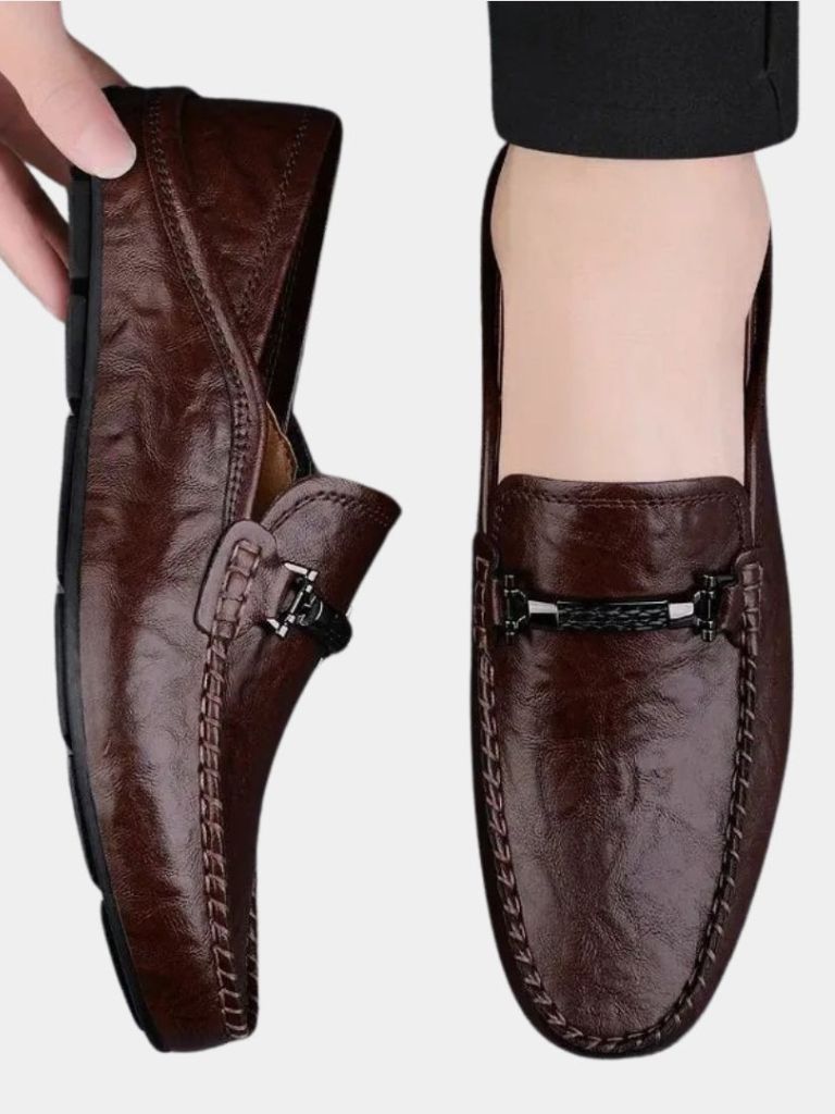 Belgravia Leather Loafers - Cross & Crown