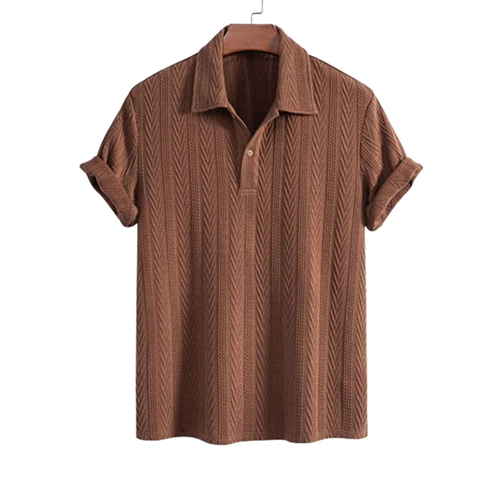 Siena Textured Knit Polo