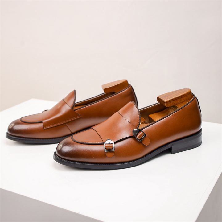 Modern Buckle Loafers