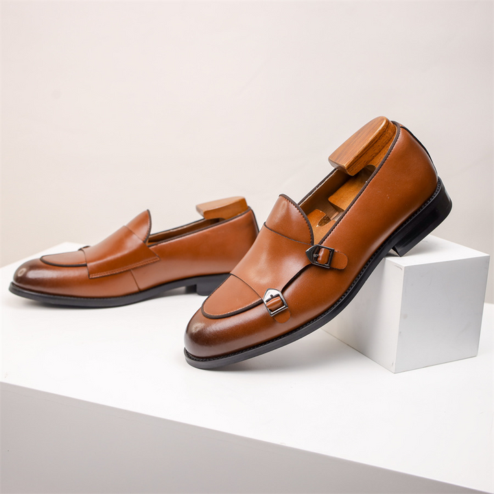 Modern Buckle Loafers