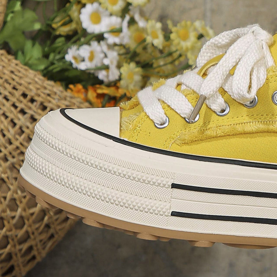 Fringed Platform Sneaker