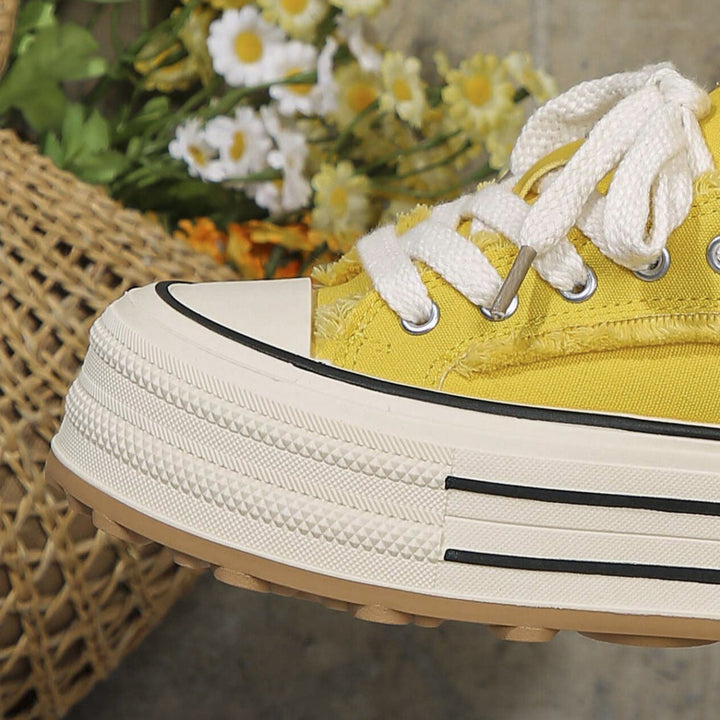 Fringed Platform Sneaker