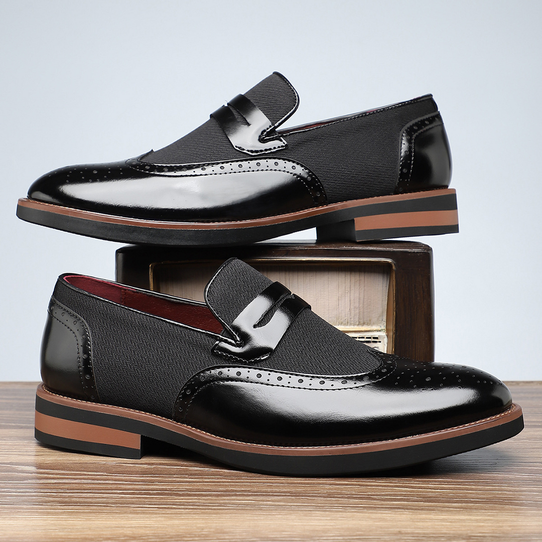 Regency Leather Brogue Loafers