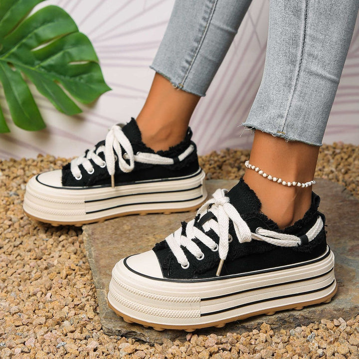 Fringed Platform Sneaker