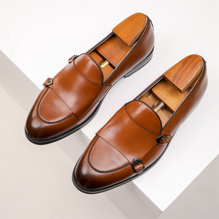 Modern Buckle Loafers