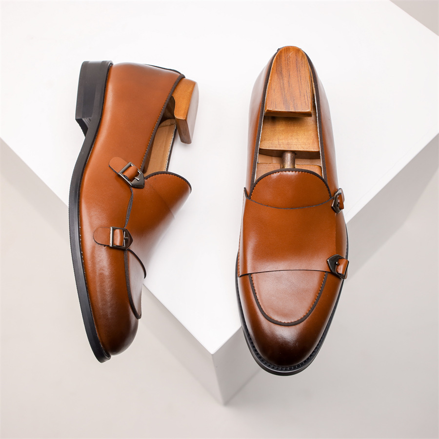 Modern Buckle Loafers