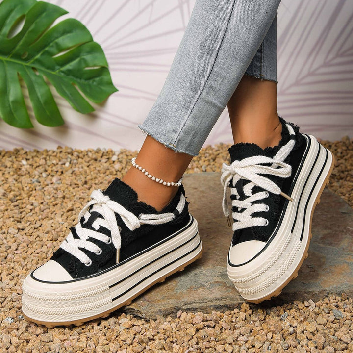 Fringed Platform Sneaker