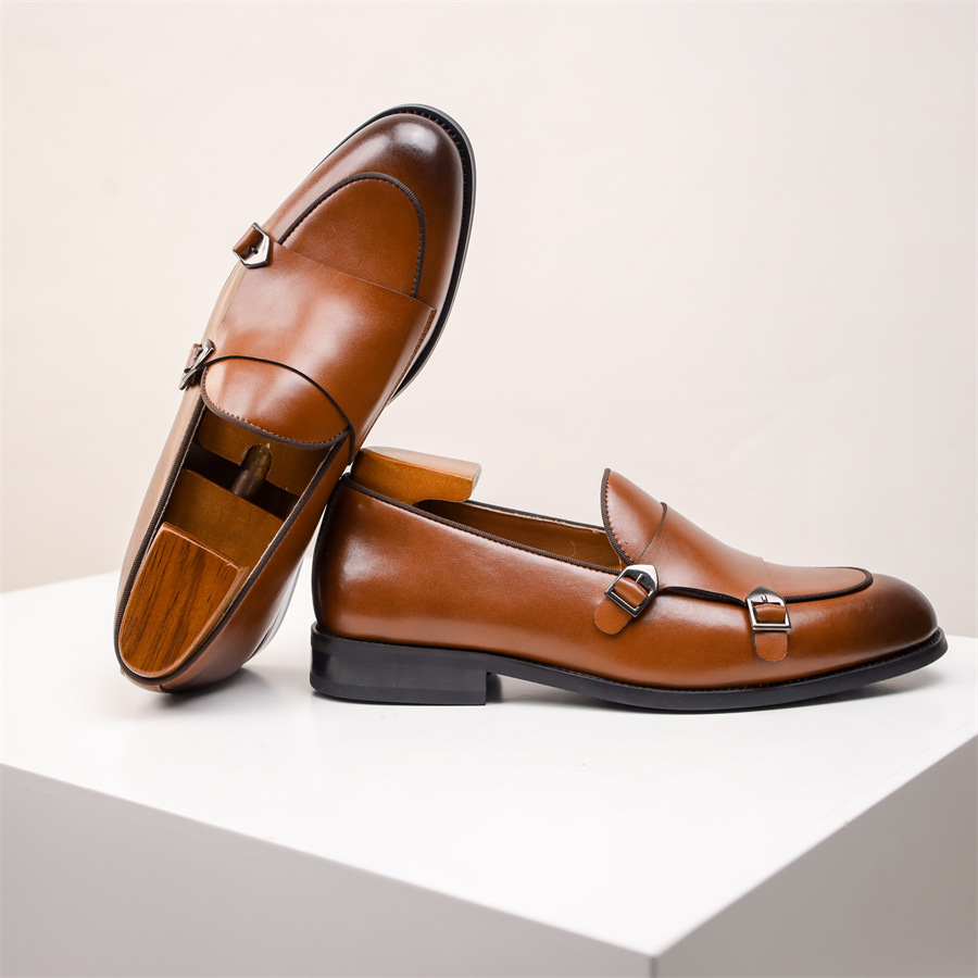 Modern Buckle Loafers