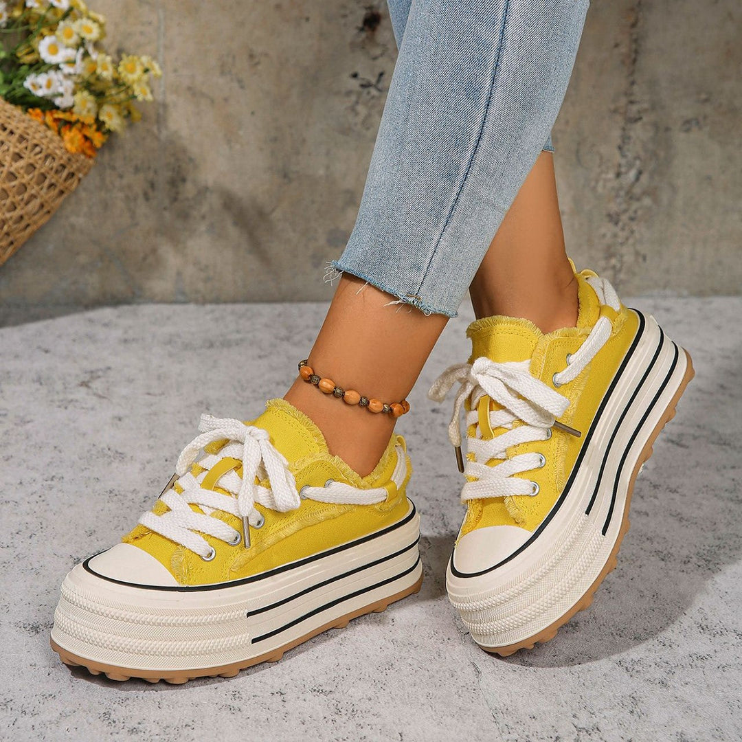 Fringed Platform Sneaker