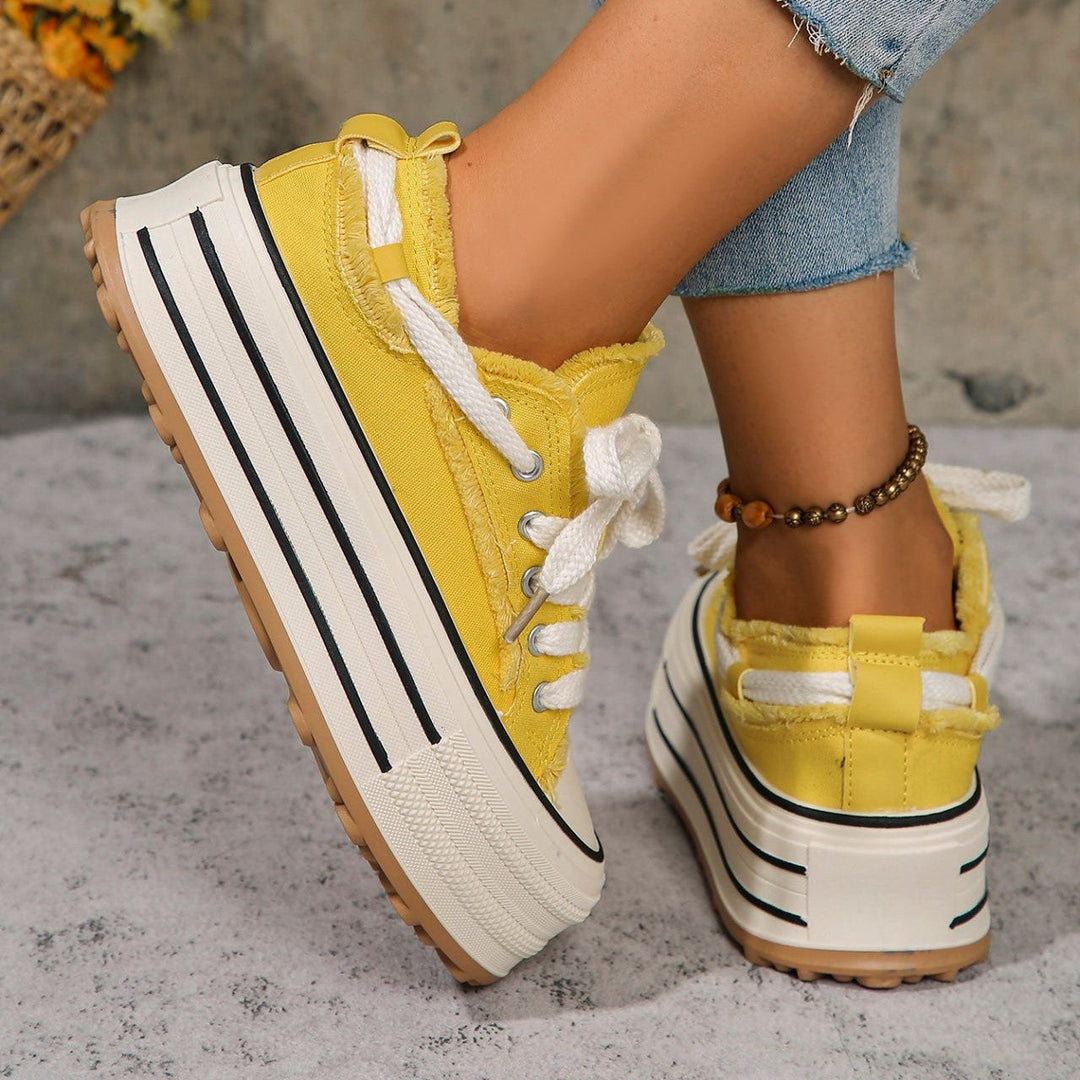 Fringed Platform Sneaker