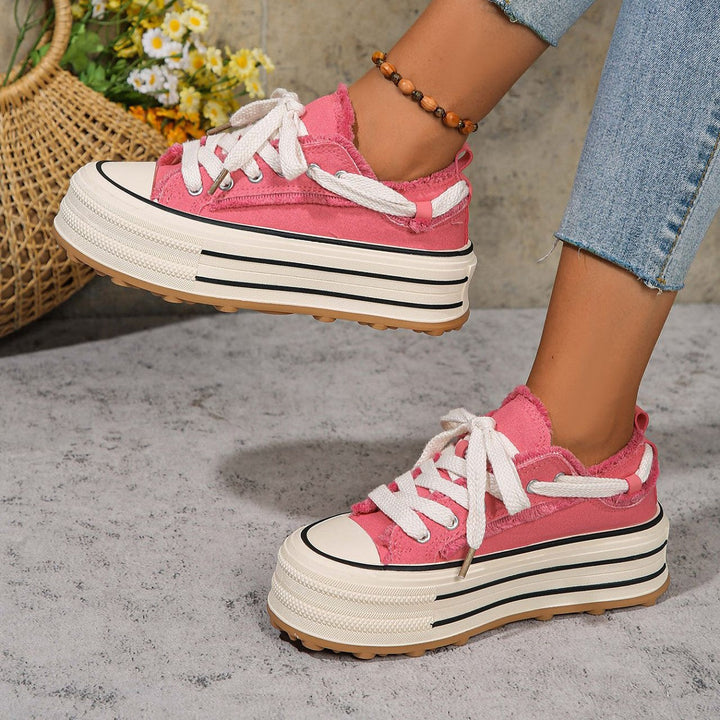 Fringed Platform Sneaker