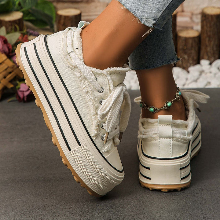 Fringed Platform Sneaker