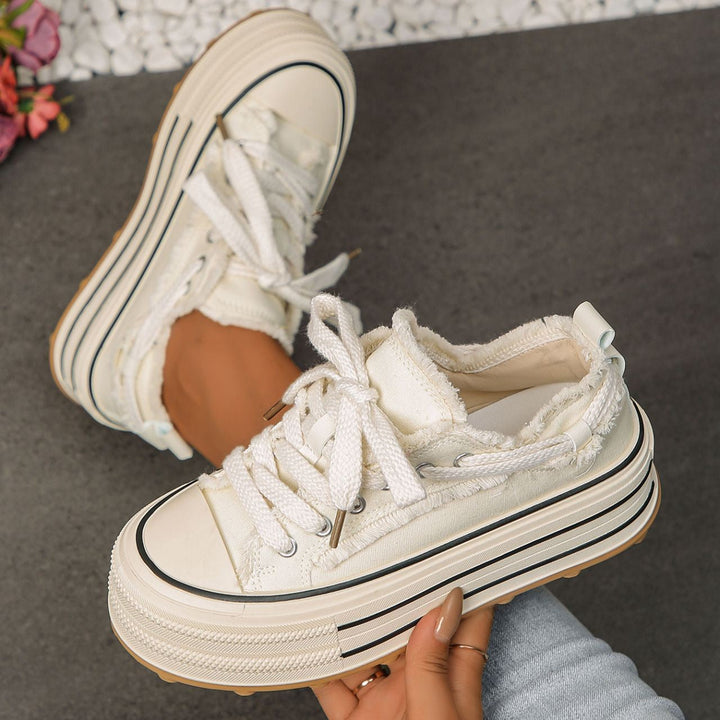 Fringed Platform Sneaker