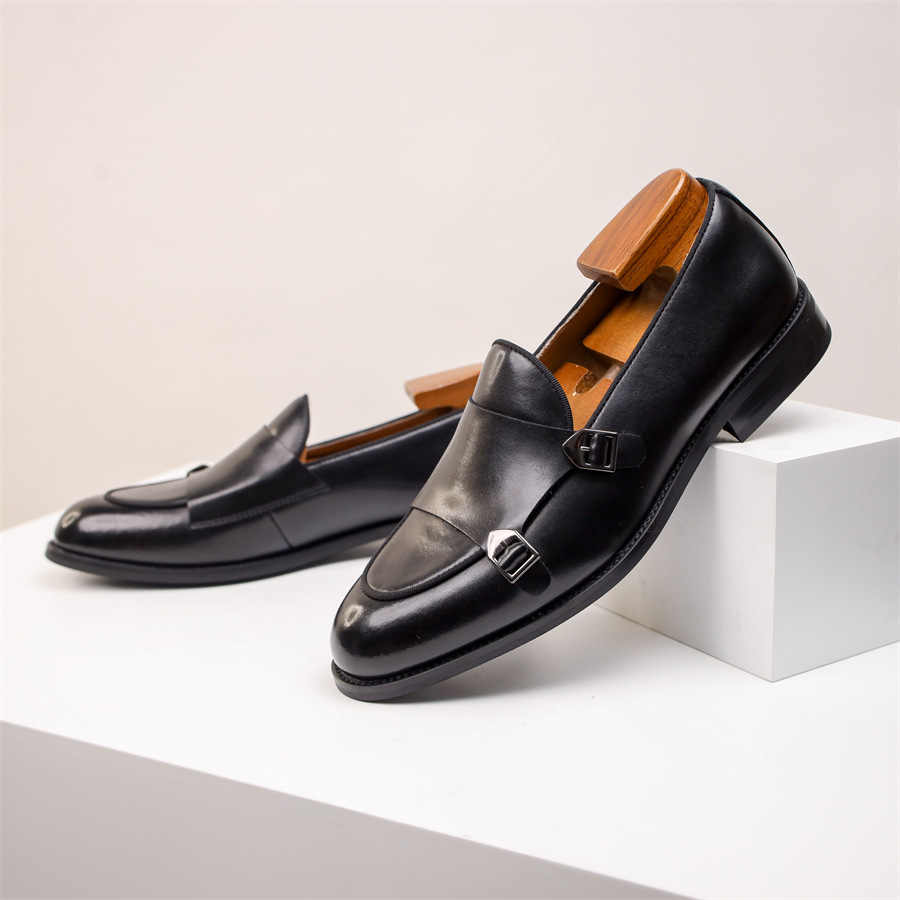 Modern Buckle Loafers