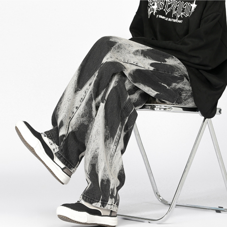 Anarchy Bleached Denim Pants