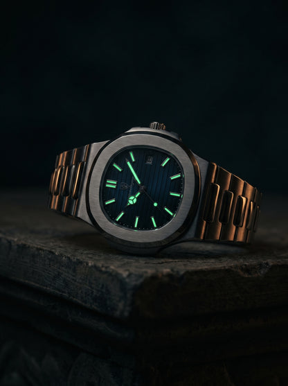 Lake Como Classic Timepiece Men's Waterproof Steel Watch