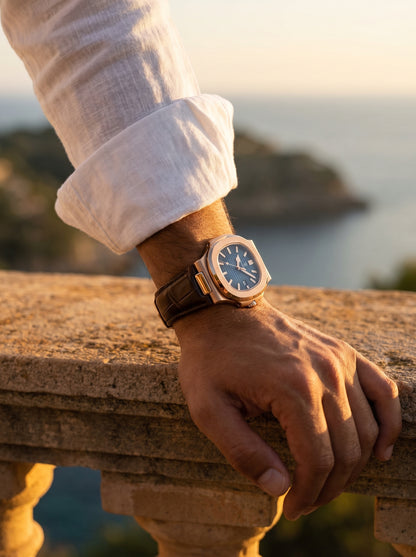 Procida Men's Classic Chronograph Watch - Leather Strap