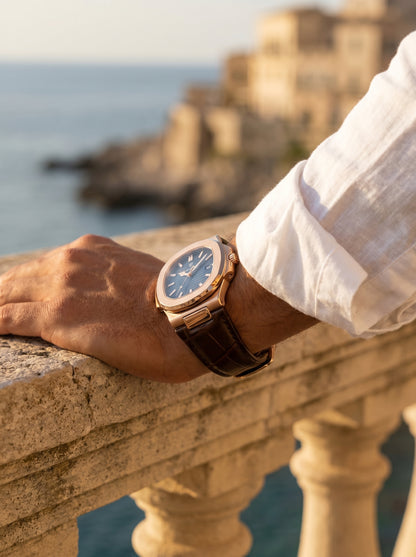 Procida Men's Classic Chronograph Watch - Leather Strap