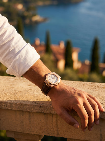 Procida Men's Classic Chronograph Watch - Leather Strap