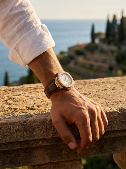 Procida Men's Classic Chronograph Watch - Leather Strap